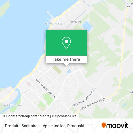 Produits Sanitaires Lépine Inc les map