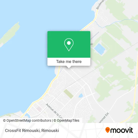 CrossFit Rimouski map