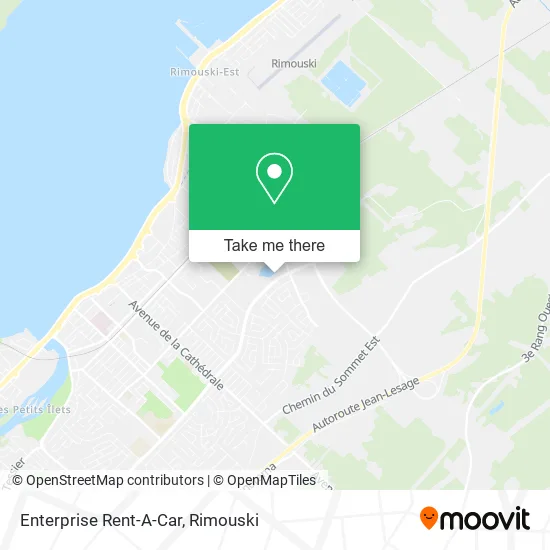 Enterprise Rent-A-Car map