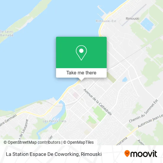 La Station Espace De Coworking map