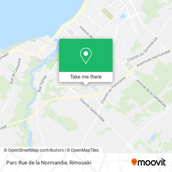 Parc Rue de la Normandie plan