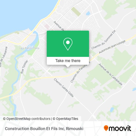 Construction Bouillon Et Fils Inc map