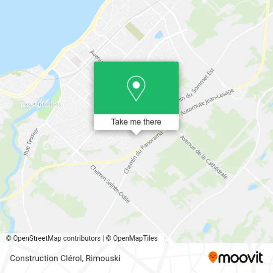 Construction Clérol map