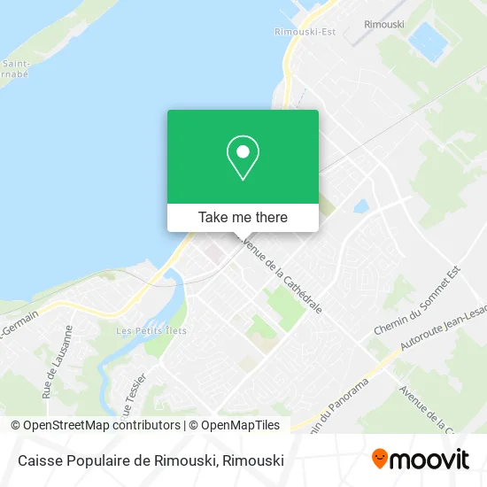 Caisse Populaire de Rimouski map