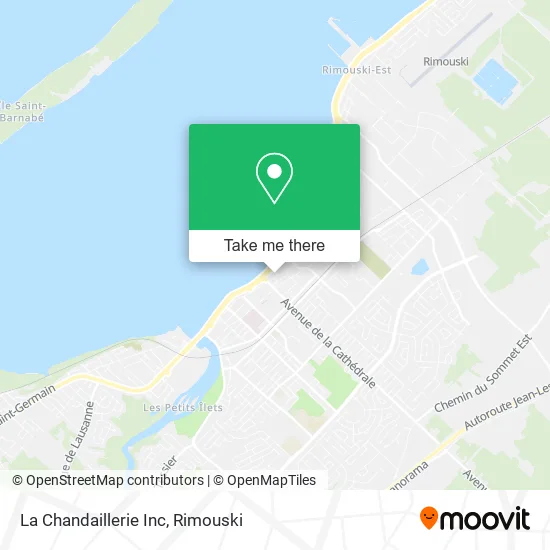La Chandaillerie Inc map