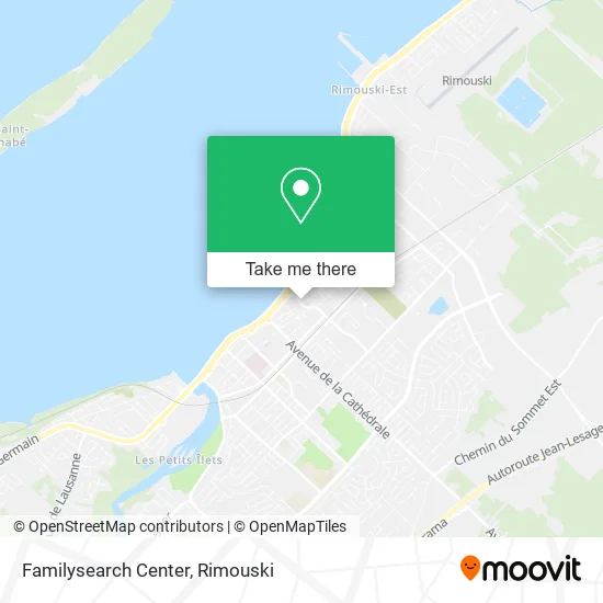 Familysearch Center map
