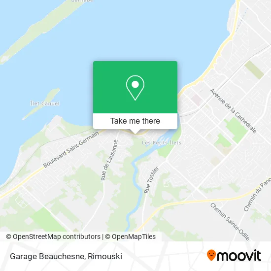 Garage Beauchesne map