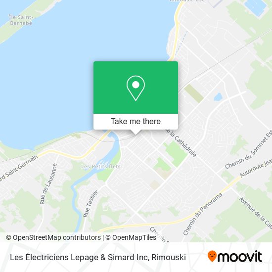Les Électriciens Lepage & Simard Inc map