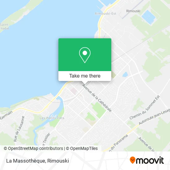 La Massothèque map