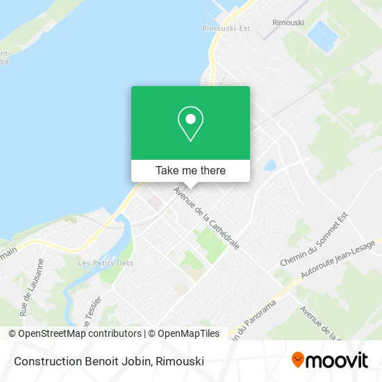 Construction Benoit Jobin map