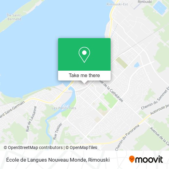 École de Langues Nouveau Monde map