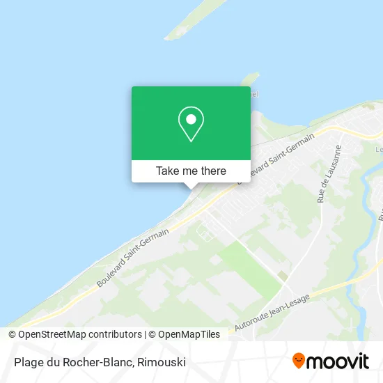 Plage du Rocher-Blanc map