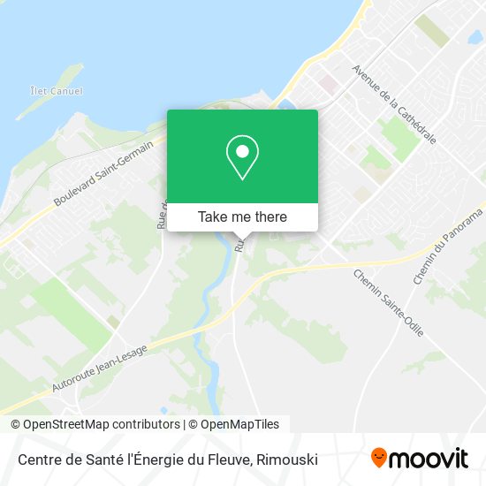 Centre de Santé l'Énergie du Fleuve map