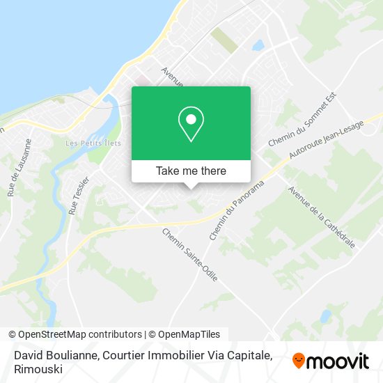 David Boulianne, Courtier Immobilier Via Capitale map