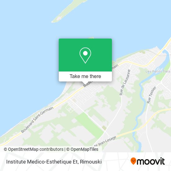 Institute Medico-Esthetique Et map