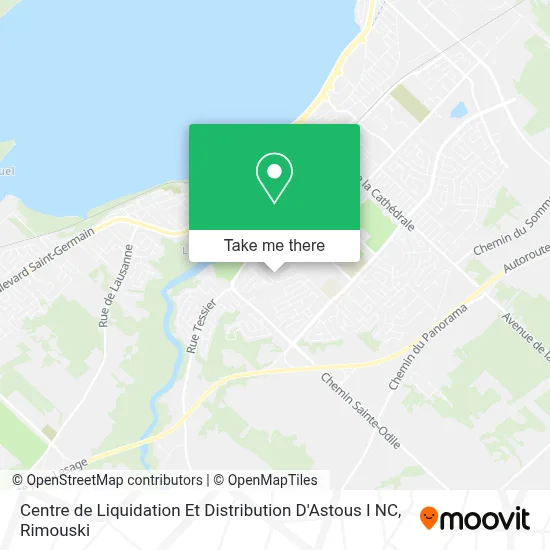 Centre de Liquidation Et Distribution D'Astous I NC map