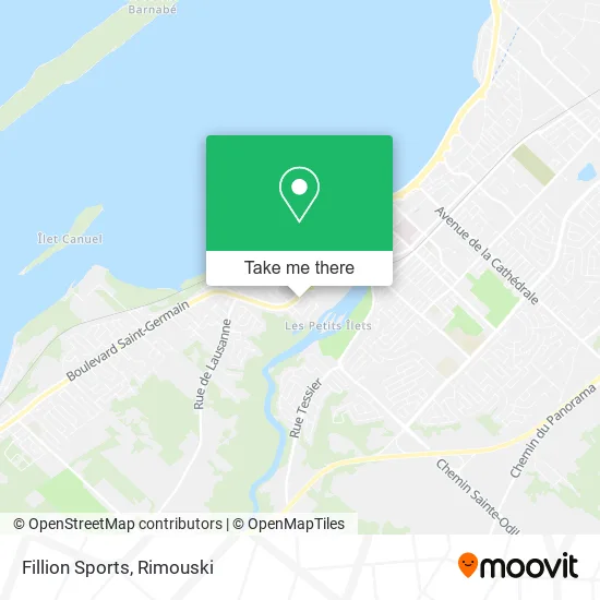 Fillion Sports map