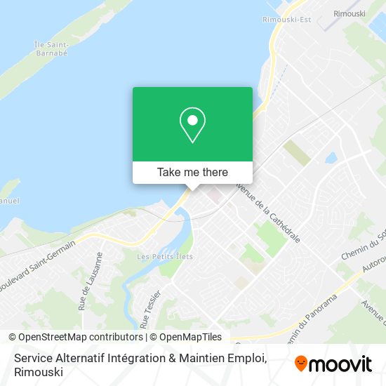 Service Alternatif Intégration & Maintien Emploi map