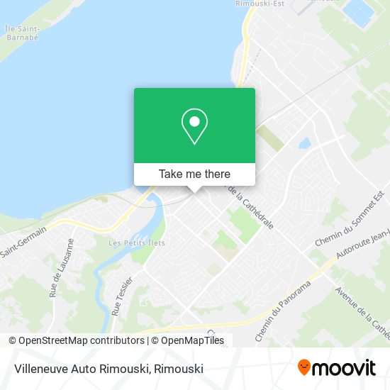 Villeneuve Auto Rimouski map