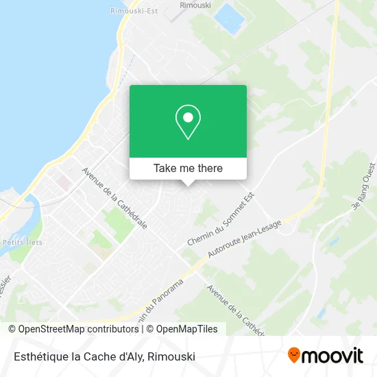 Esthétique la Cache d'Aly map