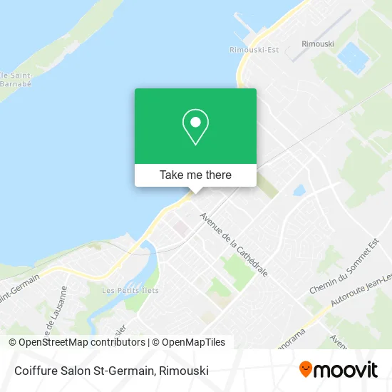 Coiffure Salon St-Germain map