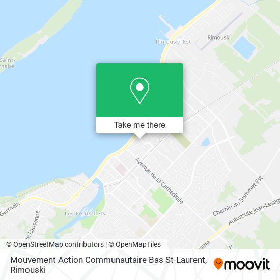 Mouvement Action Communautaire Bas St-Laurent plan