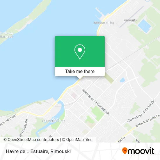 Havre de L Estuaire map