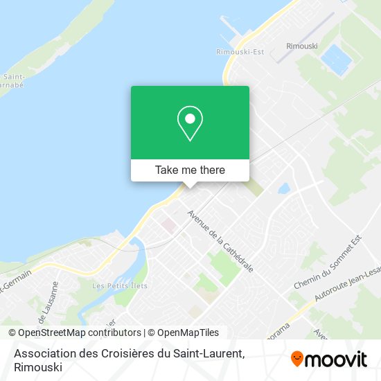 Association des Croisières du Saint-Laurent map