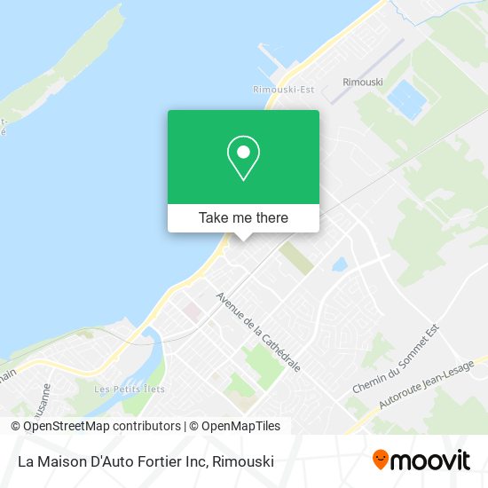 La Maison D'Auto Fortier Inc plan