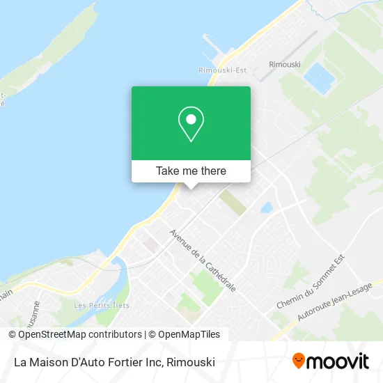 La Maison D'Auto Fortier Inc map