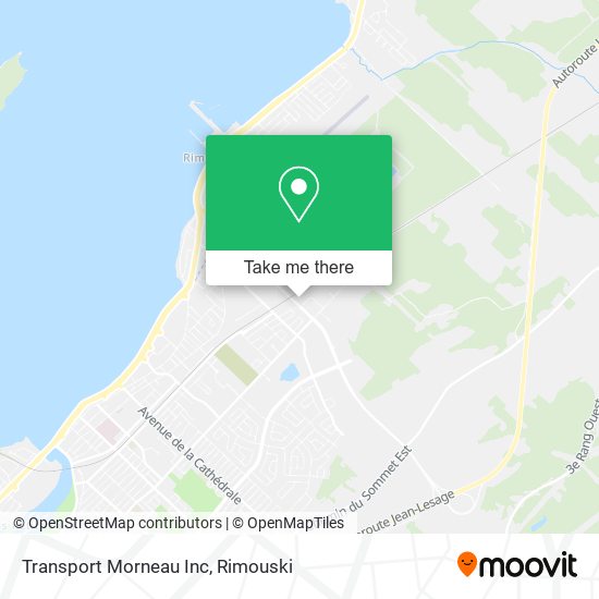 Transport Morneau Inc map
