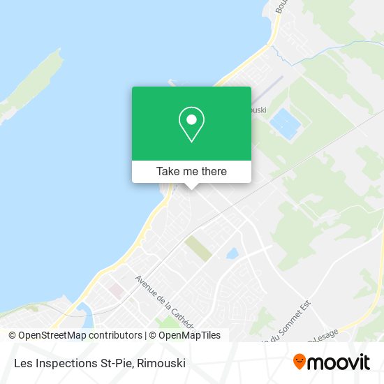 Les Inspections St-Pie map