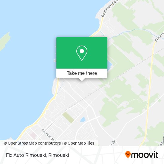 Fix Auto Rimouski map