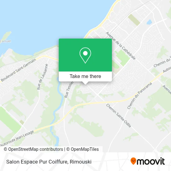 Salon Espace Pur Coiffure map