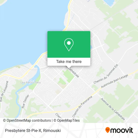 Presbytere St-Pie-X map