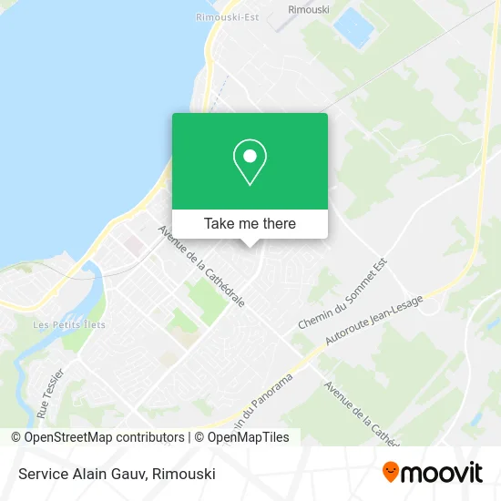 Service Alain Gauv map