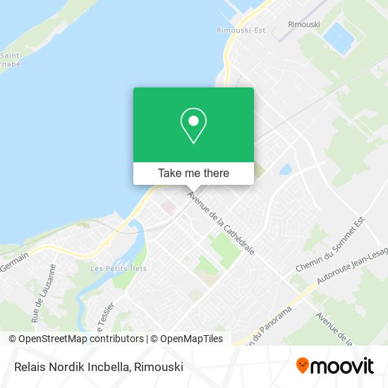Relais Nordik Incbella map