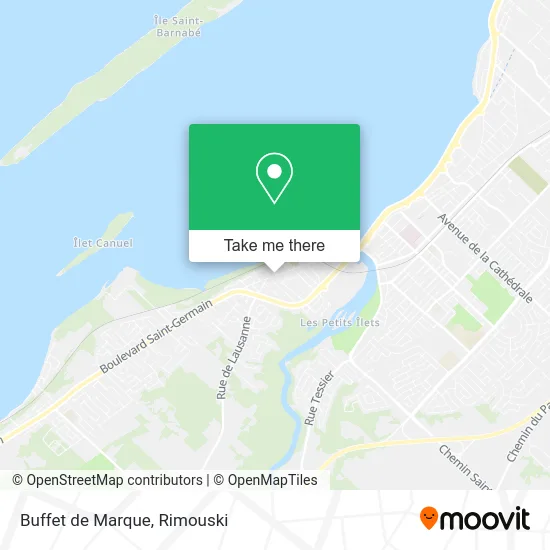 Buffet de Marque map