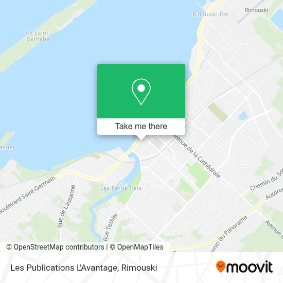 Les Publications L'Avantage map