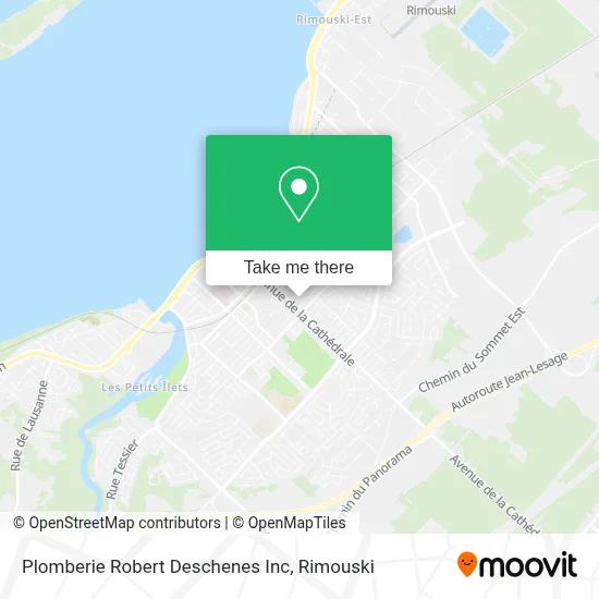 Plomberie Robert Deschenes Inc map