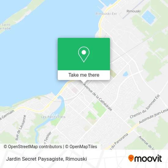 Jardin Secret Paysagiste map