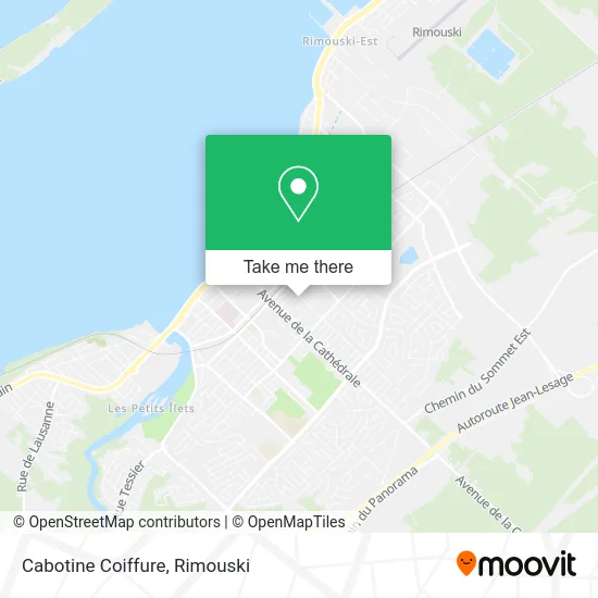 Cabotine Coiffure map