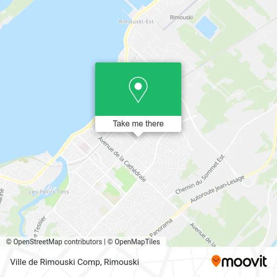 Ville de Rimouski Comp map