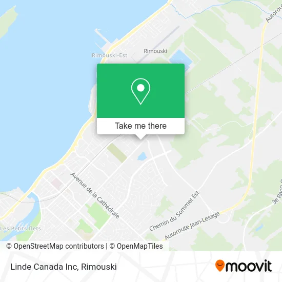 Linde Canada Inc map