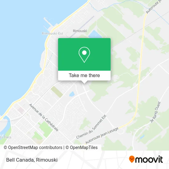 Bell Canada map