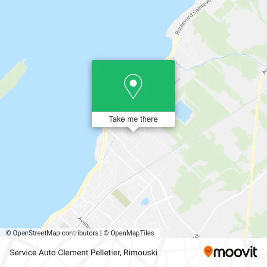 Service Auto Clement Pelletier map