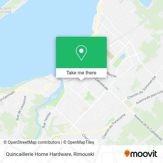 Quincaillerie Home Hardware map