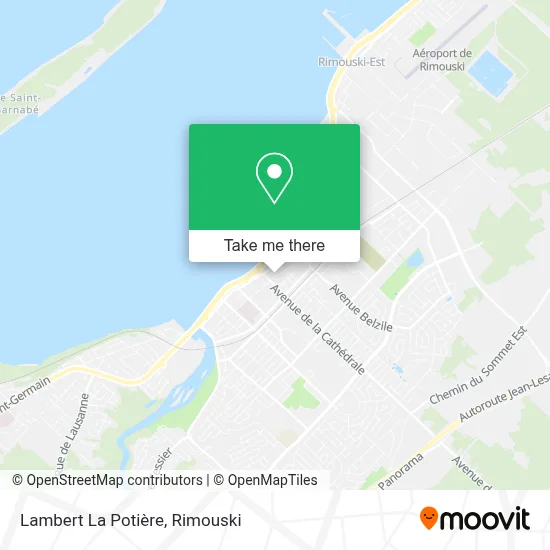 Lambert La Potière map