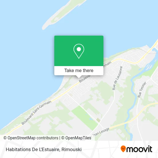 Habitations De L'Estuaire map