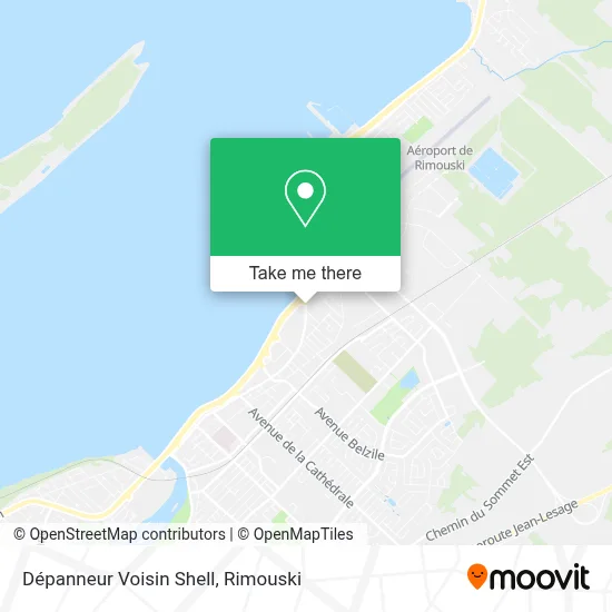 Dépanneur Voisin Shell map